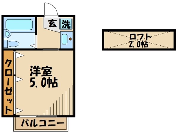 Ｂ．Ｓハイム新城の物件間取画像